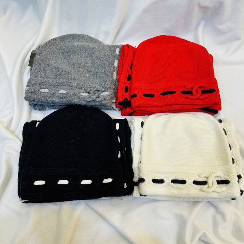 Chanel scarf hat hm55